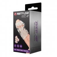 Pretty Love Oscar Penis Sleeve Transparent
